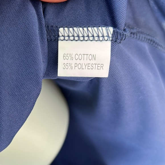 Navy blue hi/lo sheer long sleeve CBR dress size s - Picture 4 of 6